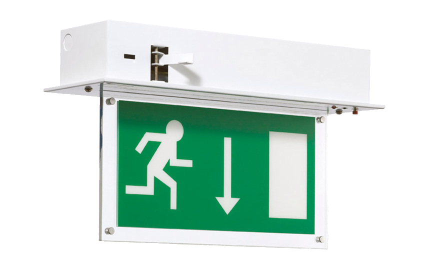 Recessed LED Exit