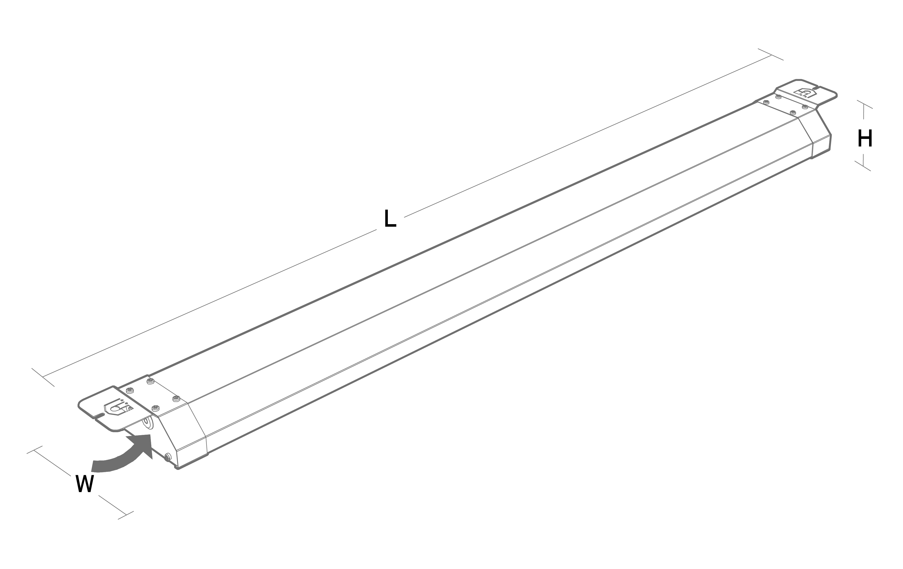 Arena 1700 White Wide 16830lm 4000K Ra>80 On/Off