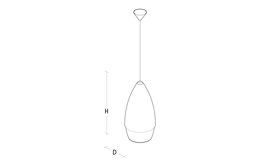 Concido Pendant LED Vit 5260lm 3000K Ra>80 Ej dimbar