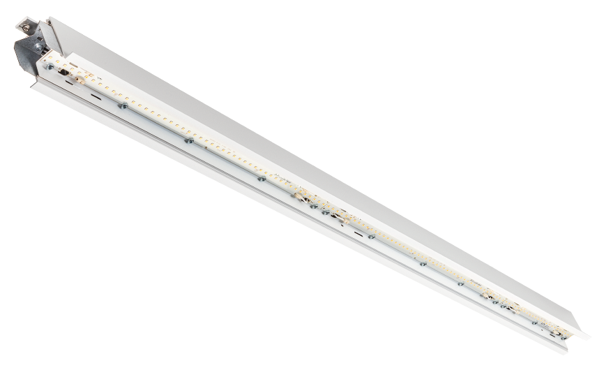 Lineal recessed 1400 Weiss 2320lm 3000K Ra>80 DALI-2 / Push Dim