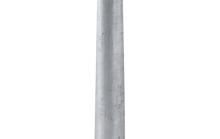 Galvaniseret Konisk Mast 4m Stål