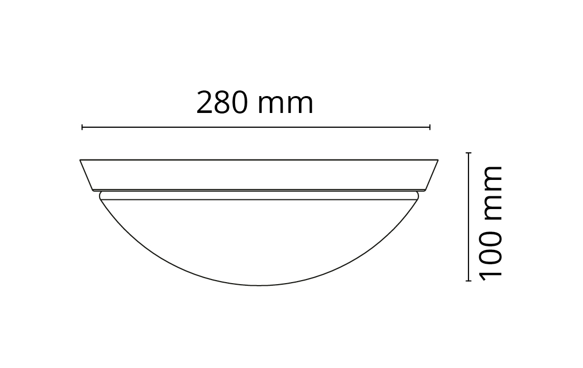 Calando Vit 650lm 3000K Ra>80 Bakkantsdimmer