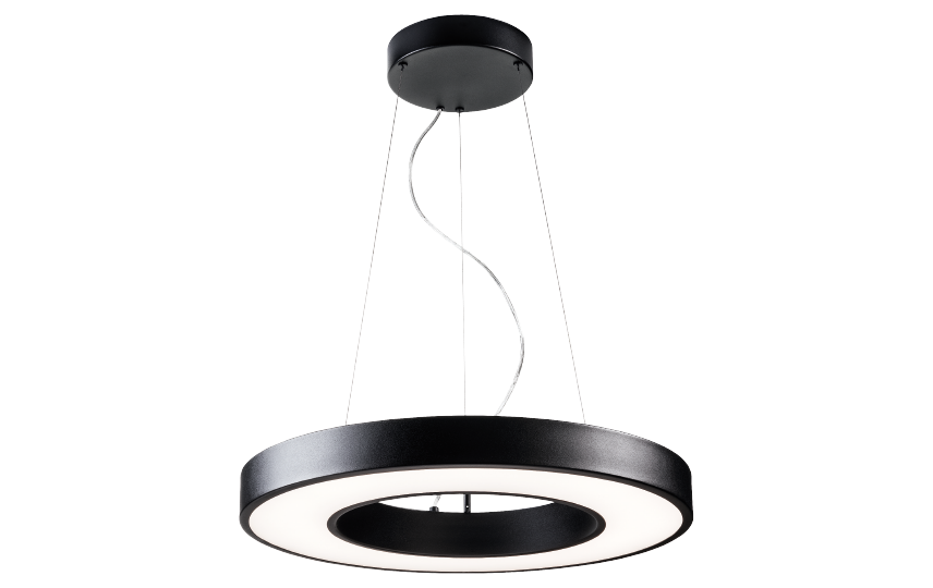 Circulus Maxi Pendant Black 3150lm 4000K Ra>80 DALI / Push Dim