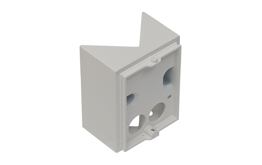 Echo White Corner bracket Aluminium