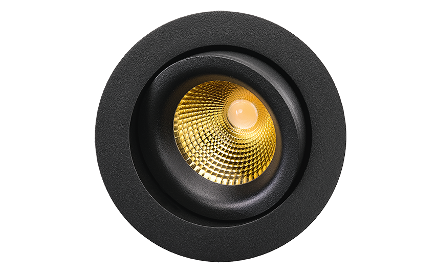 Junistar Lux Black/Gold 530lm 2700K Ra 98 Trailing edge dimming