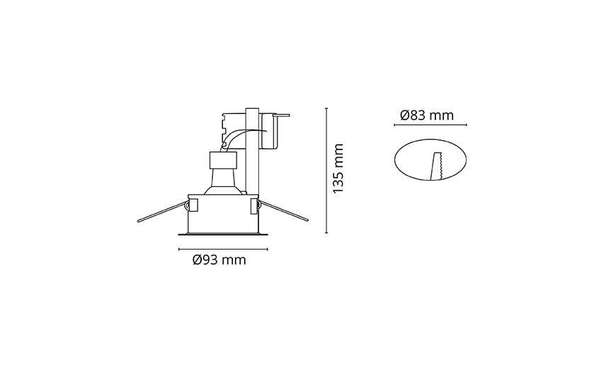 Jupiter Soft Weiss 455lm 3000K Ra>80 Phasenabschnittsdimmung