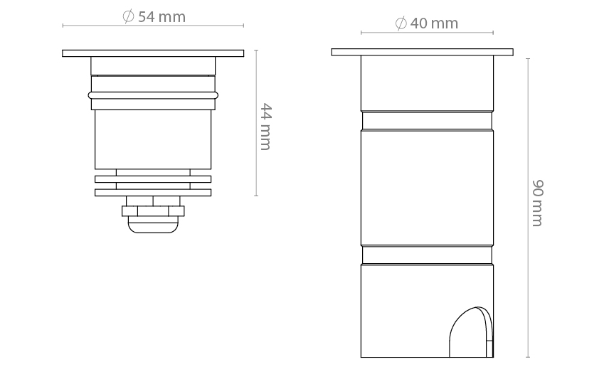 Luna Deco Opal 80lm 3000K Ra>80 Dimmable, depending on the driver