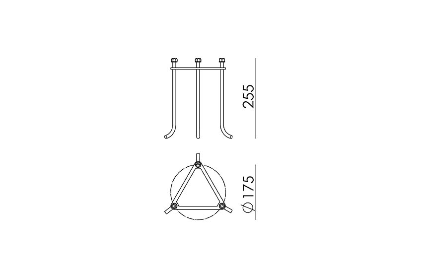 Opus Anchoring set Stainless steel