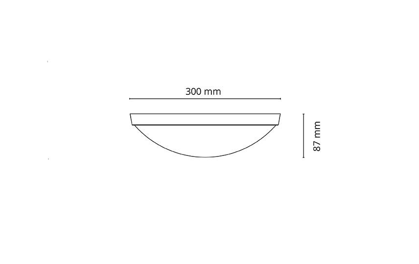 Orion Vit 1350lm 3000K Ra>80 Bakkantsdimmer