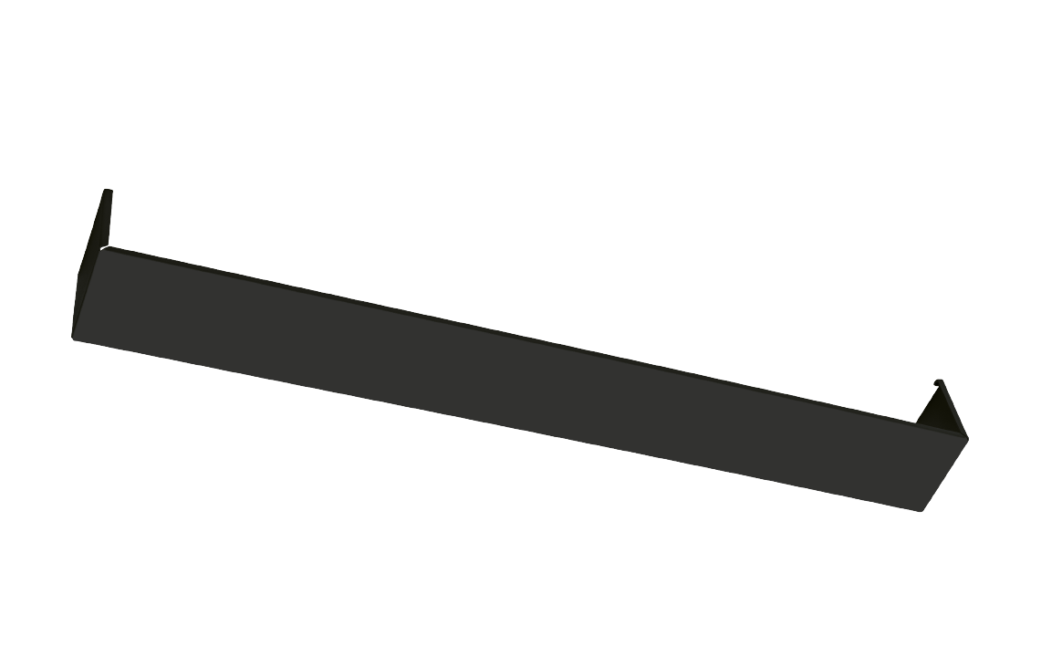 Prelude Square Schwarz Cover Stahl