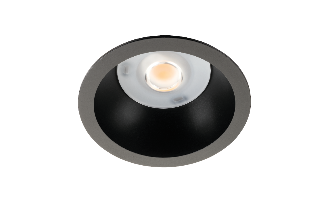 Rax Soft 150 Schwarz 1600 3000K Ra>80 Phasenabschnittsdimmung