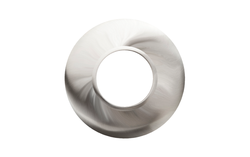 Rehab Ring Geborsteld Staal 180mm for Junistar, Uniled, Soft & Jupiter Roestvrij staal