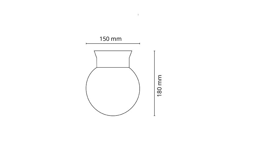 Rondo Vit 700lm 2700K Ra>90 Bakkantsdimmer