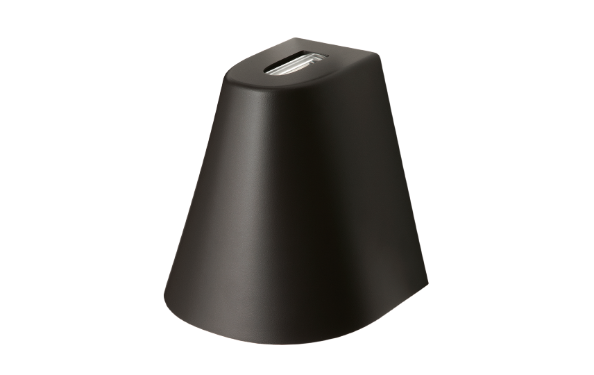 Spike Black Uplight w/ outlet 930lm 3000K Ra>80 Trailing edge dimming