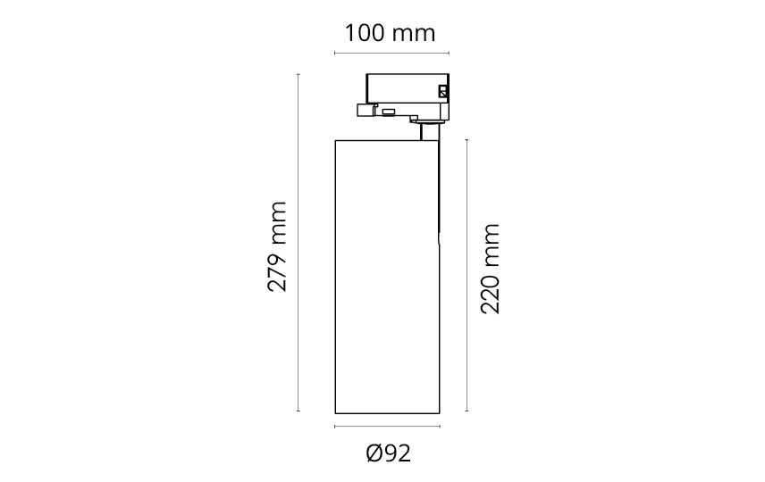 Tube ECO Weiss 2280lm 3000K Ra>90 Phasenabschnittsdimmung