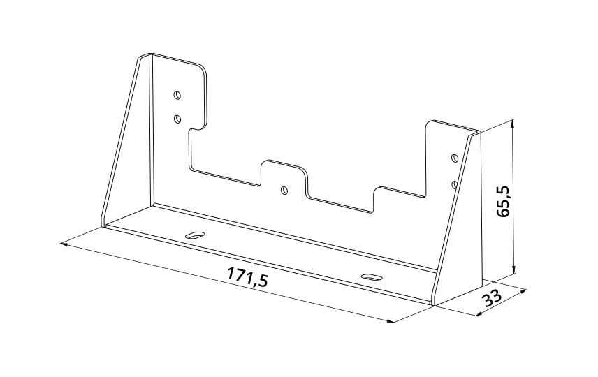 View Blanc Support de meubles Acier