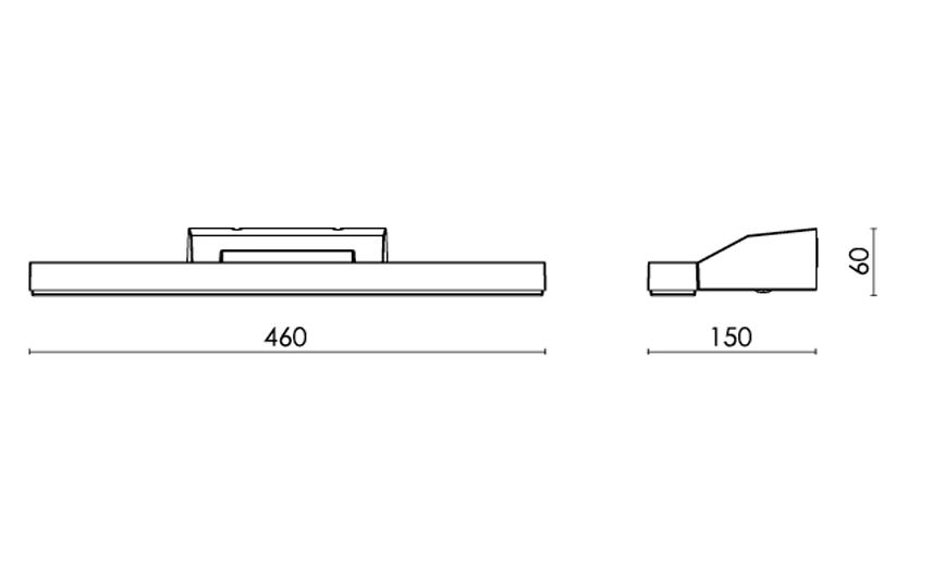 View White w/ outlet 910lm 3000K Ra>90 Trailing edge dimming