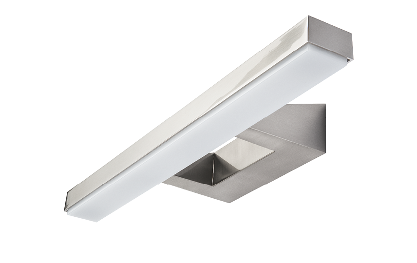 View Brushed steel 800lm 3000K Ra>90 Trailing edge dimming