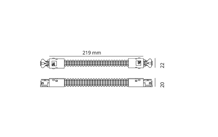 Zip 230V Vit Flexskarv