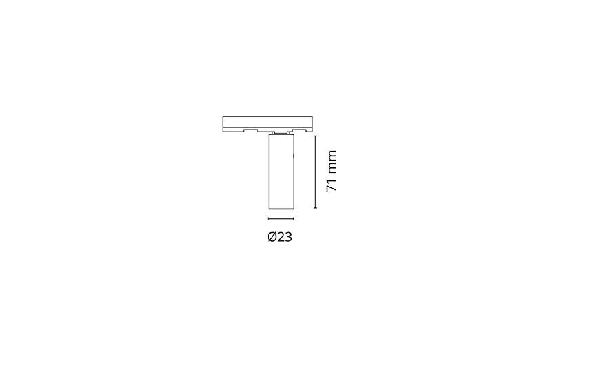 Zip 230V Svart Adapter - Pendel