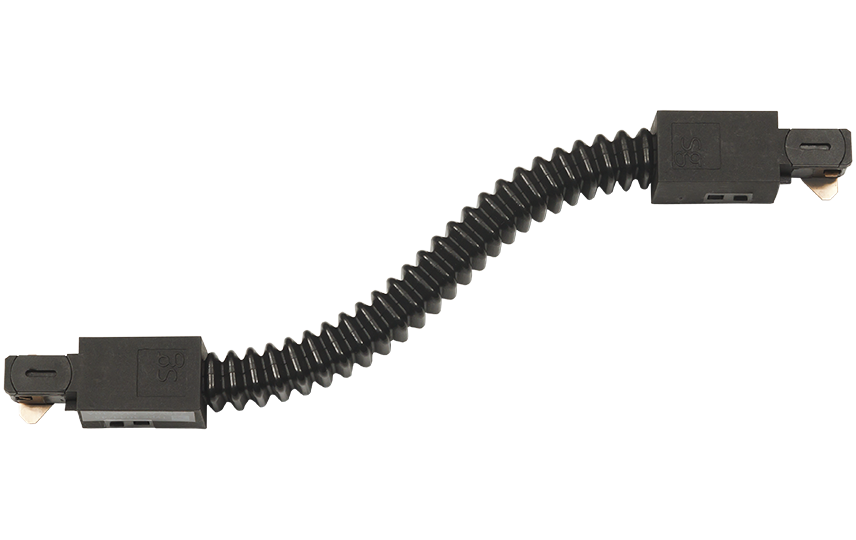 Zip 230V Schwarz Verbinder, Flexibel