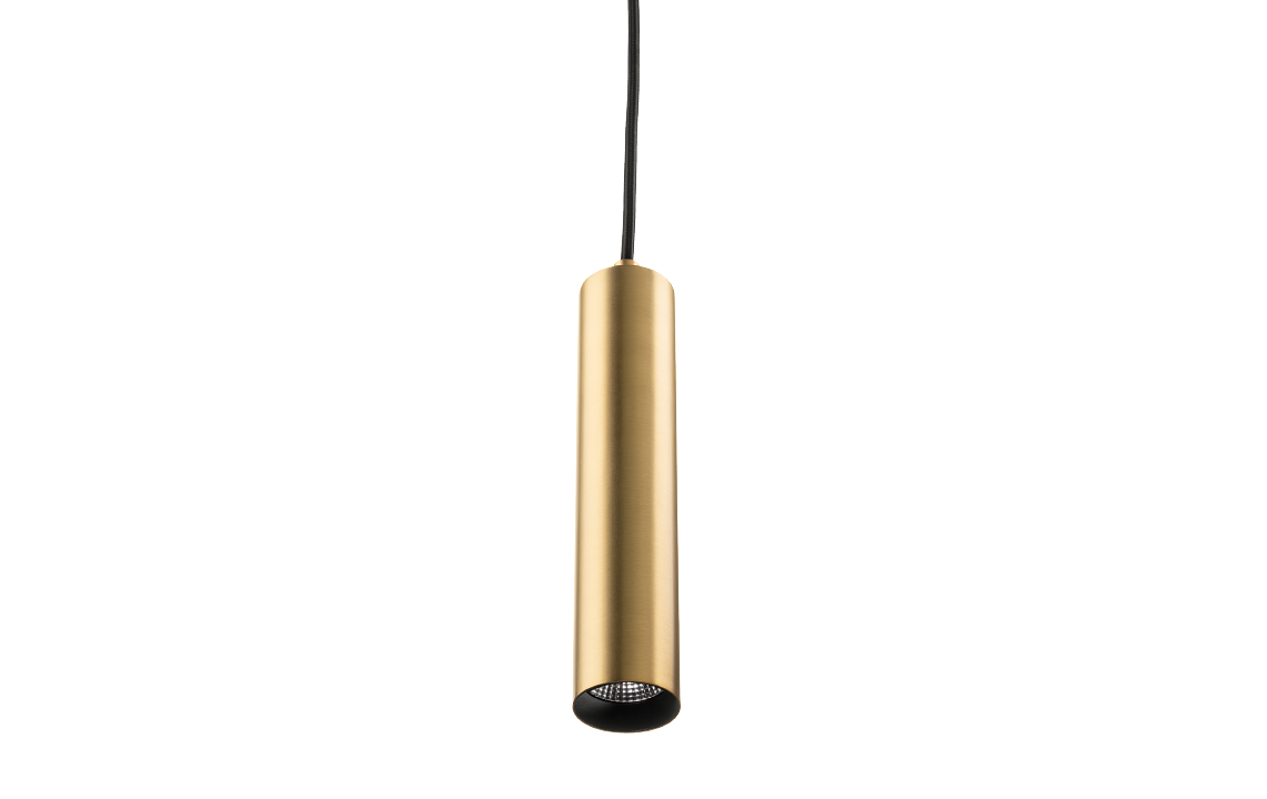 Zip Tube Micro Pendel 1-Fas Mässing DimToWarm 340lm 2000-2800K Ra>95 Bakkantsdimmer