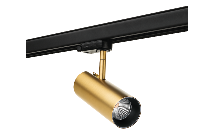 Zip Tube Mini 3-Fas Mässing 880lm 2700K Ra 98 Bakkantsdimmer
