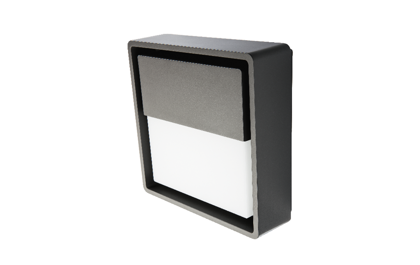 Frame Square Wall Graphite 300lm 3000K Ra>80 Trailing edge dimming