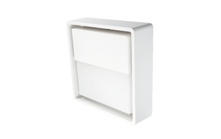 Frame Square Wall Vit 300lm 3000K Ra>80 Bakkantsdimmer