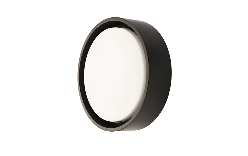 Frame Round Svart 670lm 3000K Ra>80 Sensor Dim (Grundljus)