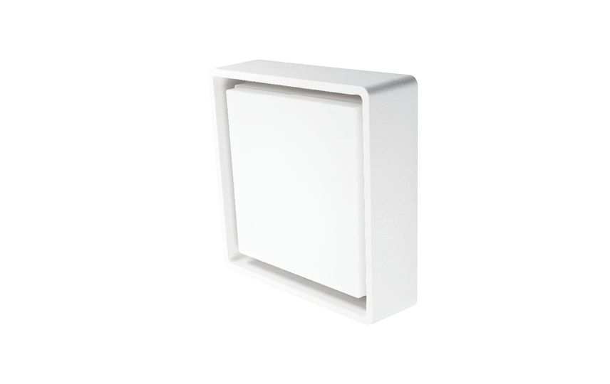 Frame Square Weiss 630lm 3000K Ra>80 mit integriertem Dämmerungsschalter