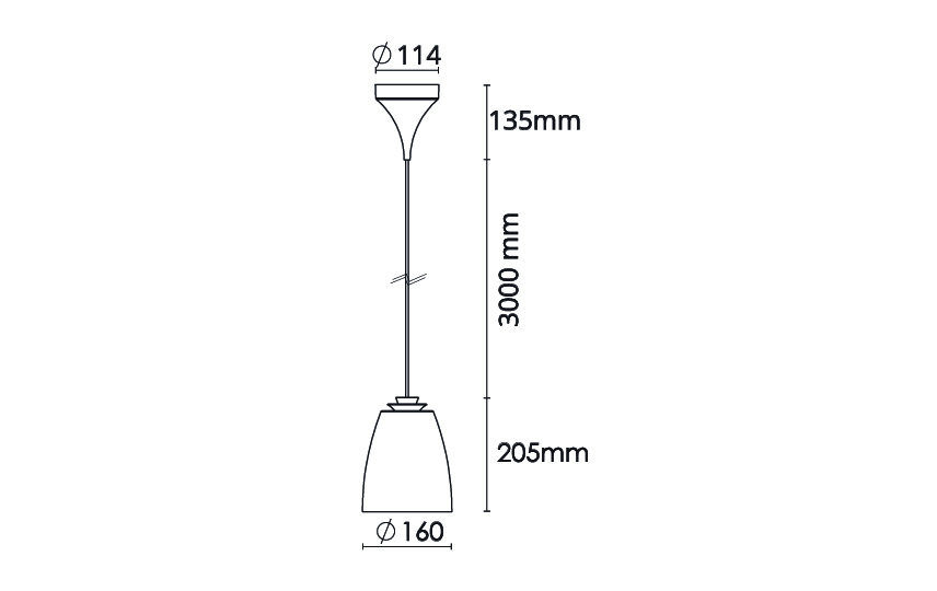 Bell Svart/Vit Mini 250lm 2700K Ra>90 Bakkantsdimmer