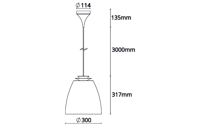 Bell Hvit/Hvit Maxi 840lm 2700K Ra>90 Faseavsnitt