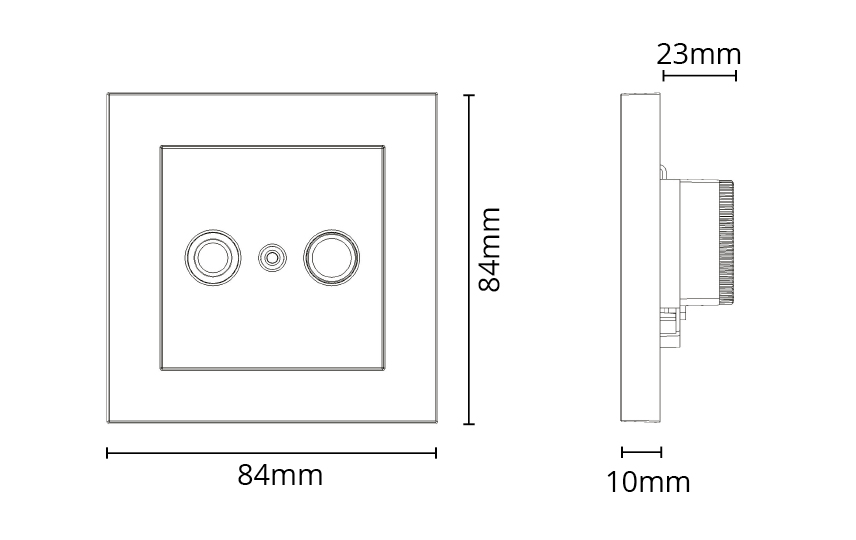 Sentralplate TV/Radio Sort