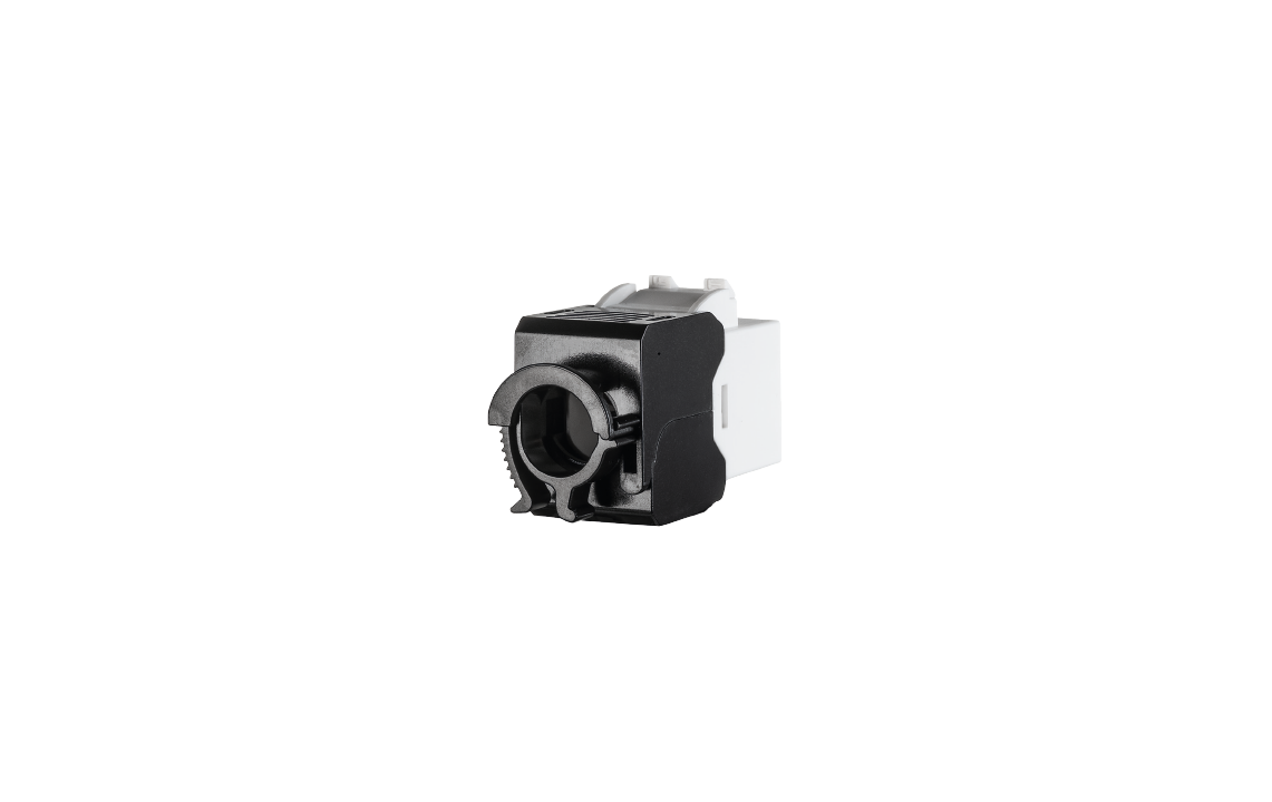 RJ45 JACK CAT6 Hvit Uskjermet