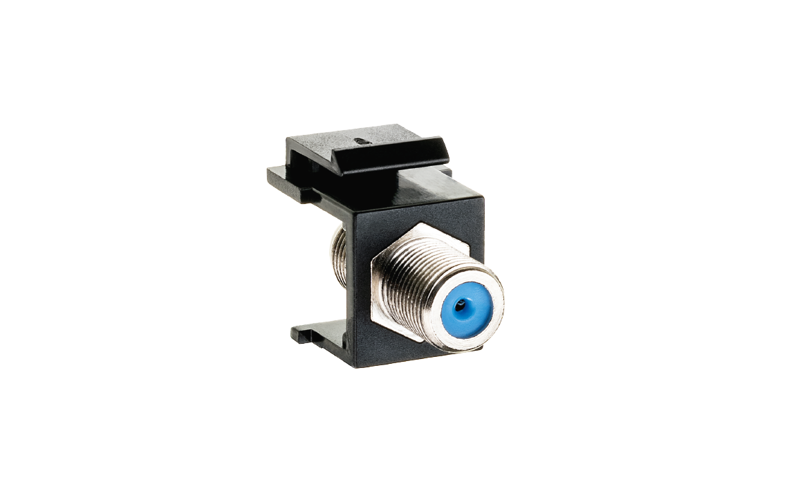 Keystone Sort F-konnektor
