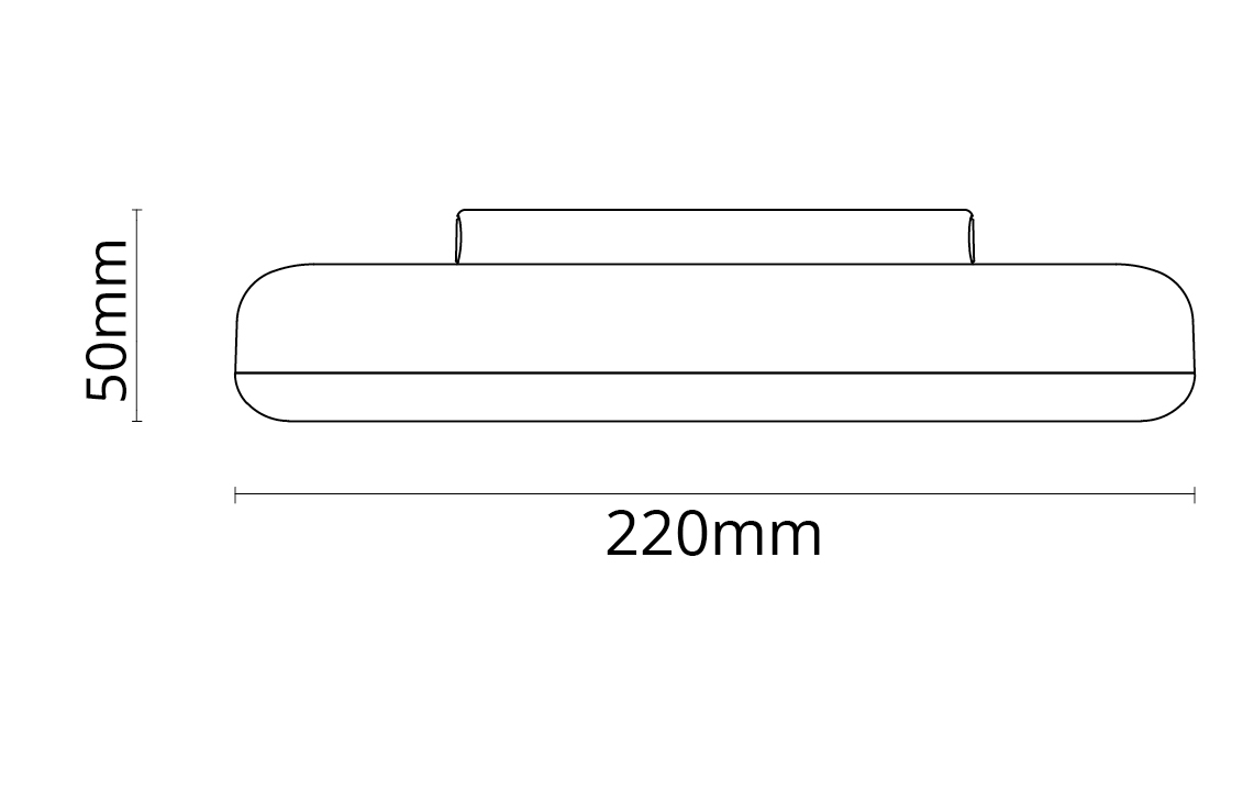 Etne White 730lm 3000K Ra>80 On/Off