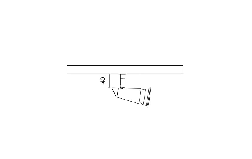 Zip 230V Hvid Spot