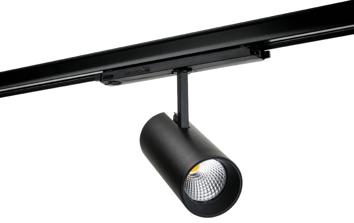 Tube Pro 3-Phasig Schwarz 3620lm 3000K Ra>90 DALI-2