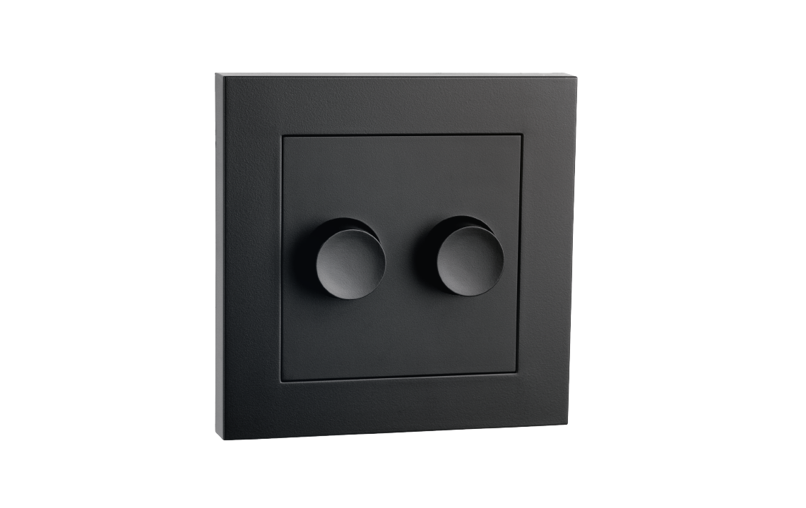 LEDDim Black 2x100 SG Front Polycarbonat (PC)