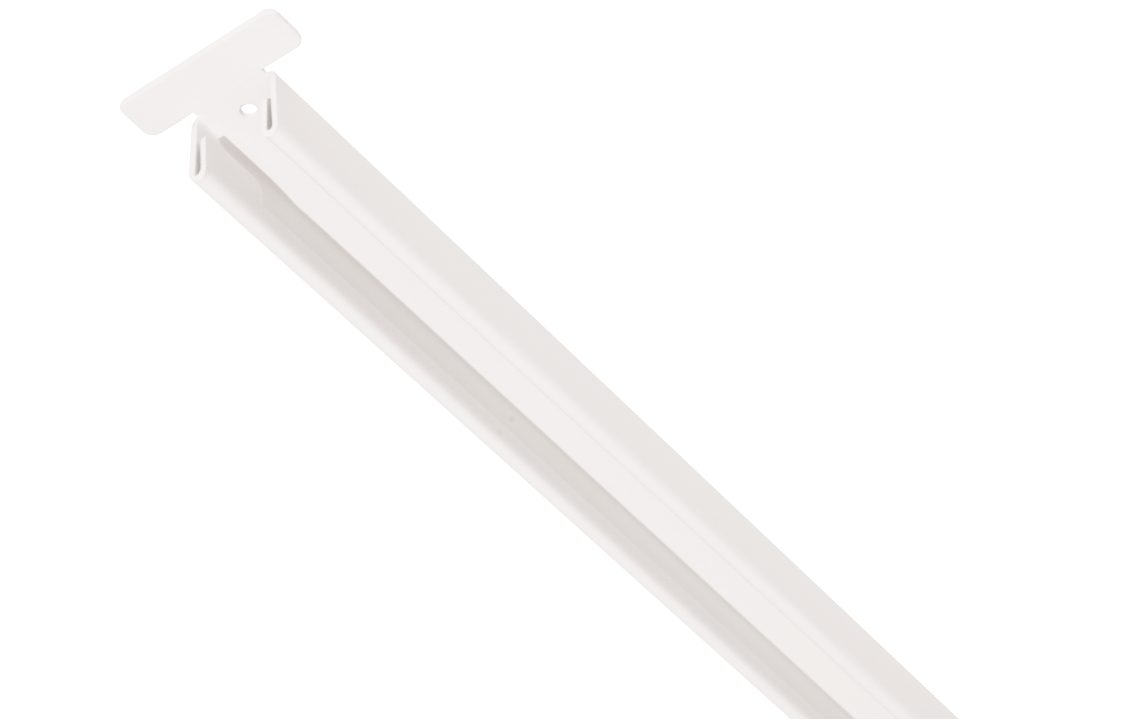 T-profil Blanc Rail de suspension 600mm