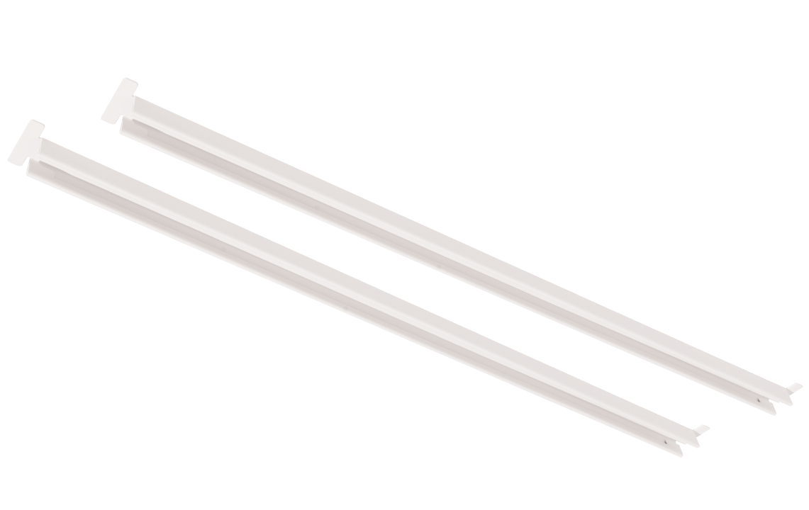 T-profil Blanc Rail de suspension 600mm