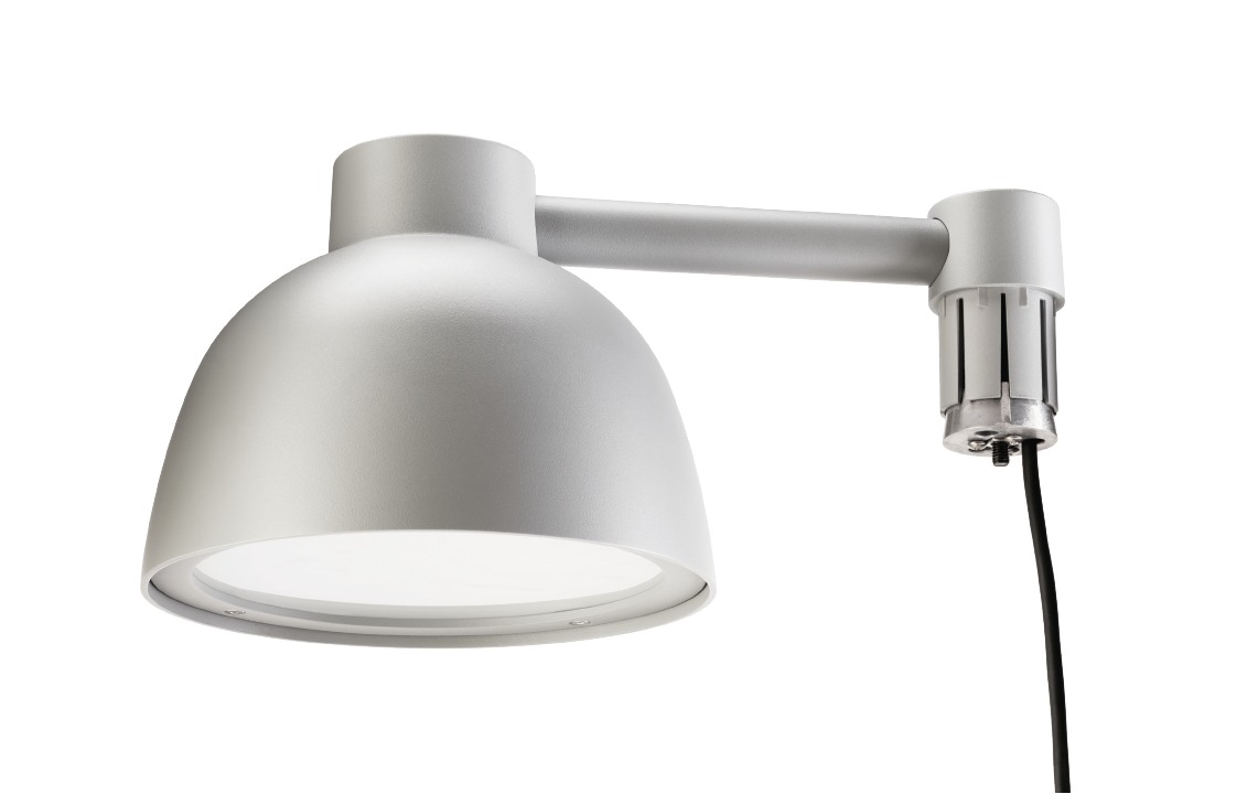 Herning Midi Ø60 Grau Mastkopf 1060/1140/1770/1920lm 3000/4000K Ra>80 Phasenabschnittsdimmung