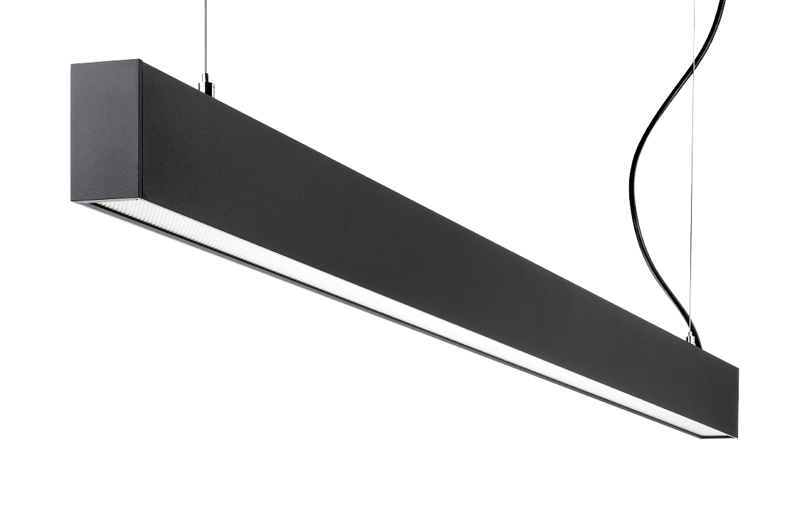 Inspire 1200 Schwarz prismatisch 3510lm 3000K Ra>80 Dim 1x zugschalter