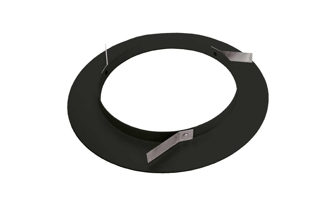 Rax Soft 150 Schwarz Rehabring Ø155-200mm (In/Outdoor) Edelstahl