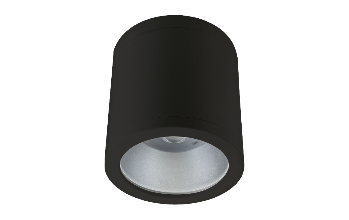 Rax Soft Surface IP65 150 Schwarz 4000 3550lm 3000K Ra>80 On/Off