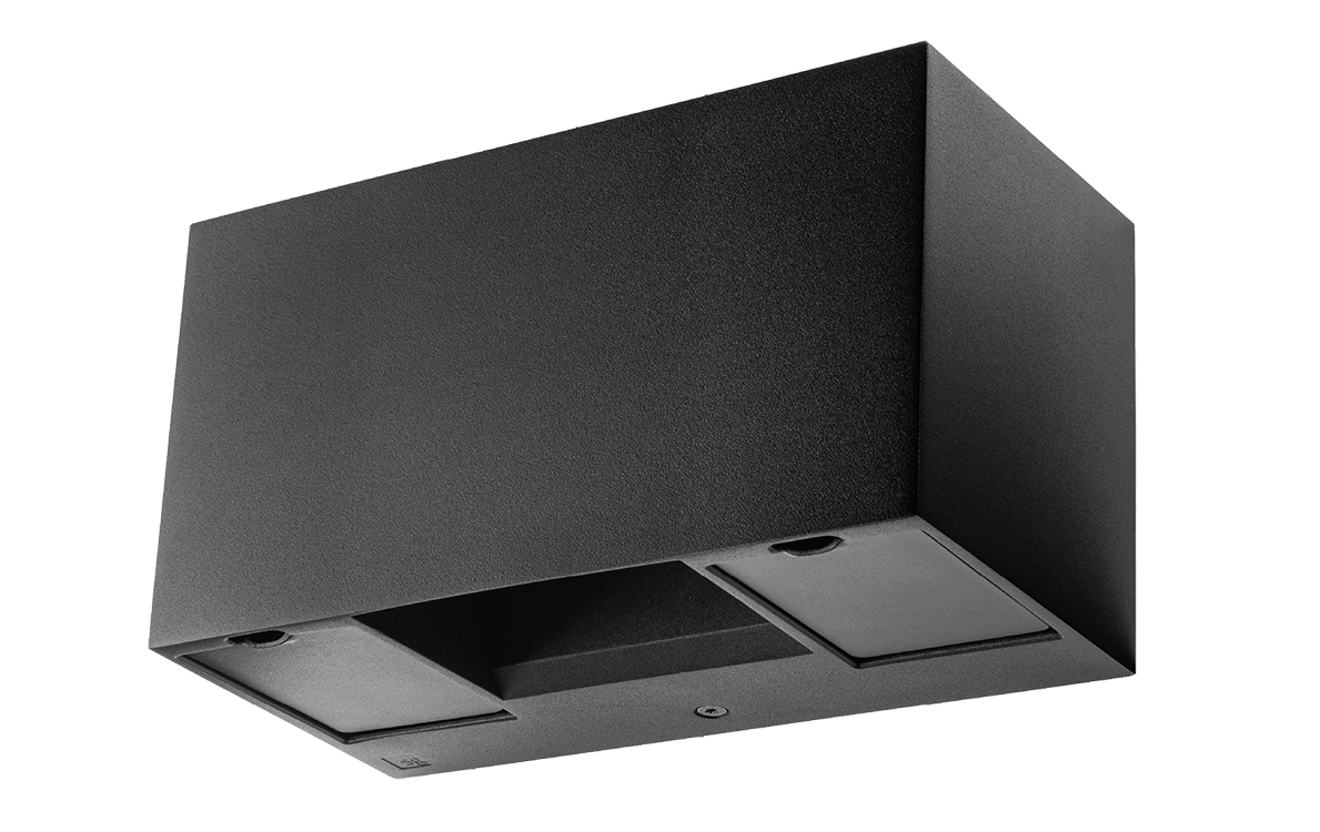 Artes Outlet Direct Zwart met 2 x plug 310lm 3000K Ra>80 Faseafsnijding