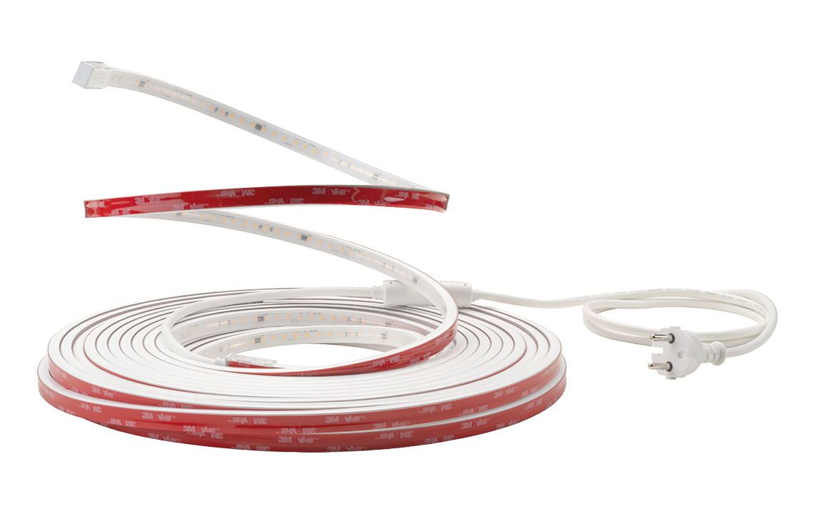 Stripline 230V Outdoor 20m 1425lm/m 2700K Ra>90 Bakkantsdimmer