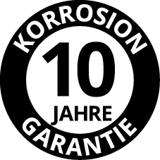 Garantie gegen Korrosion