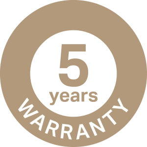 5 years Warranty